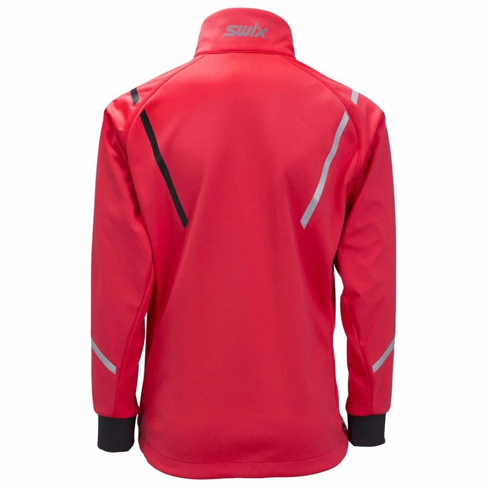 Veste Nordique Swix Cross Jkt Jr Curved Fire 4 Veste Nordique Swix Cross Jkt Jr Curved Fire â Image 2